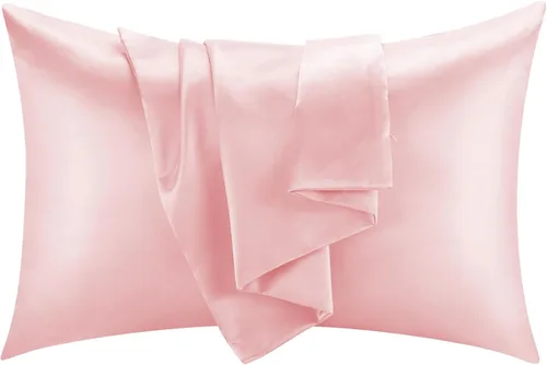 Funda de almohada de satén para cabello y piel, fundas de almohada más suaves que la seda para cabello y piel, refrescante, sueño de belleza, fundas