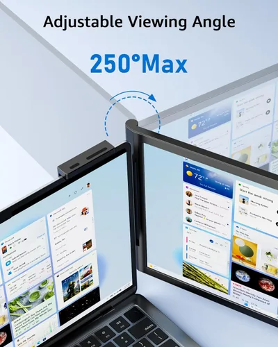 Miniatura 6 de Yodoit Laptop Screen Extender, 14" FHD 1920×1080 Travel Monitor with USB Type C Port and Built-in Speakers Compatible with MacBook