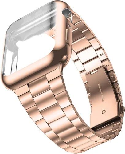 Miniatura 11 de Wolait Compatible con Apple Watch Band de 1.929 in 1.811 in 1.772 in 1.732 in 1.654 in 1.496 in 1.575 in 1.614 in, correas de acero inoxidable