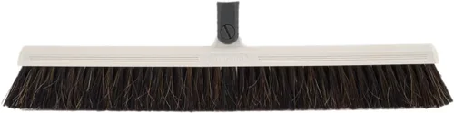 Cabeza de escoba de pelo de caballo, 18 pulgadas, delgada, estrecha (1 pulgada), cabeza de escoba giratoria vertical para suelos de madera dura,