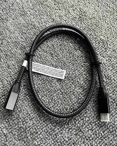 Miniatura 8 de Cable de extensión USB C, 2 pies / 2.0 ft USB 3.1 Gen 2 tipo C macho a hembra cable extensor compatible con PD 100W/10Gbps/4K @60Hz salida de video