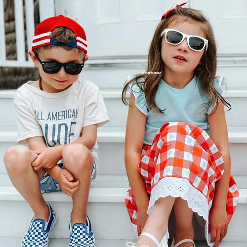 Miniatura 41 de Lentes de sol polarizados de goma elastómero termoplástico (TPEE) flexible, para niñas y niños de 3 a 9 años