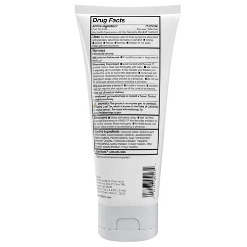 Miniatura 2 de MG217 Champú para la psoriasis con alquitrán de hulla, tratamiento terapéutico del cuero cabelludo, controla la picazón, descamación
