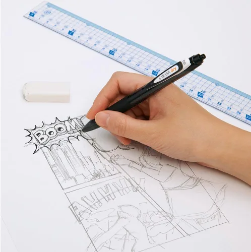 Miniatura 4 de Zebra Sarasa Dry B-JJS31-BK - Bolígrafo de gel, 0.4, negro, 10 piezas