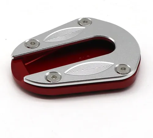 Miniatura 5 de SCUUBE Placa de soporte lateral de pie de motocicleta, placa ampliadora, soporte lateral CNC, almohadilla para Benelli TRK 502 TRK502 2017-2018