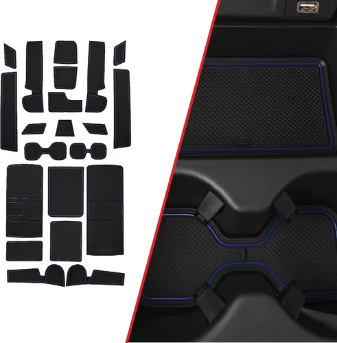 Miniatura 48 de CupHolderHero Compatible con accesorios Honda CR-V 2017-2022 – Insertos de portavasos antipolvo antideslizantes personalizados de alta calidad, Rojo