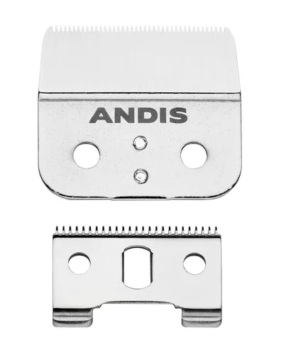 Andis 04604 Outliner II - Cuchilla de repuesto para recortadora, hecha de acero inoxidable y acero al carbono, hoja cuadrada de corte cerrado, hoja