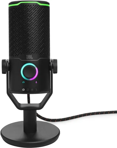 Miniatura 2 de JBL Quantum Stream Studio - Micrófono USB de primera calidad con patrón cuádruple para transmisión, grabación y juegos, micrófono de condensador