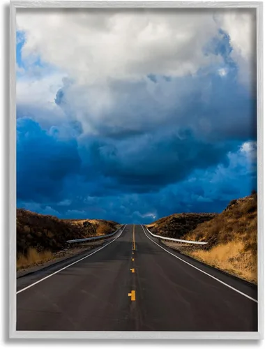 Miniatura 8 de Stupell Industries Carretera Carretera Bajo Nubes Colgantes Campo Rural, Diseño de Steve Smith