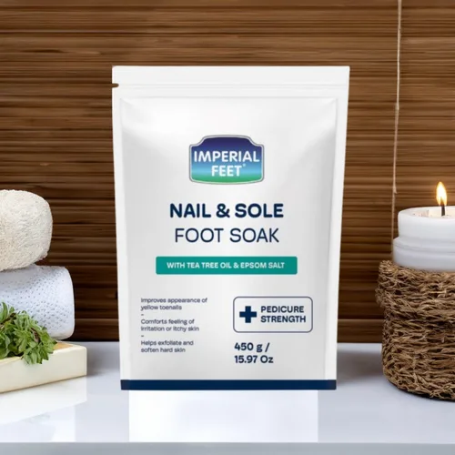 Miniatura 6 de Imperial Feet Epsom Salt Foot Soak (grado pedico): reparación de uñas de los pies, pie de atleta de hongos, suaviza callos, pies cansados y Verde