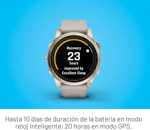Miniatura 3 de Garmin epix Pro (Gen 2) Edición Zafiro, 42mm, Reloj inteligente de alto rendimiento, Tecnología de entrenamiento avanzada, Linterna incorporada, Oro