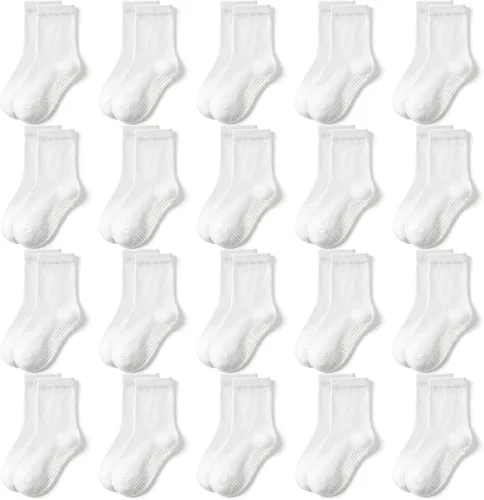 Miniatura 9 de SkiBeaut 20 pares de calcetines para niños y niñas de 0 a 7 años