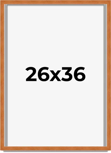 Miniatura 133 de Marco de 3 x 3 pulgadas, marco de madera maciza de nuez miel tradicional marrón Ancho de moldeo de 0.875 pulgadas Profundidad de conejo de 0.875