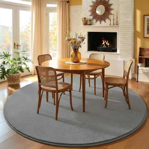 Miniatura 218 de Amearea Alfombras modernas para dormitorio, sala de estar, alfombra de espuma viscoelástica gruesa de 4 x 6 pies, alfombra de espuma viscoelástica