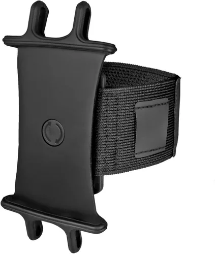 BoxWave Funda compatible con vivo iQOO Neo 7 Pro - Brazalete deportivo ActiveStretch ajustable, para entrenamiento y correr, color negro azabache