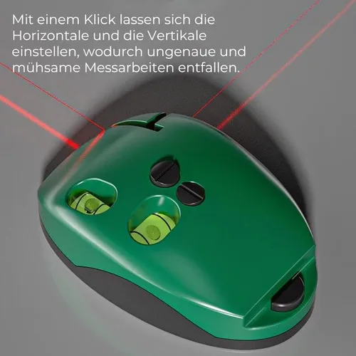 Miniatura 5 de Báscula láser electrónica de 90 grados, nivel Lazer 2023, nivel láser de línea cruzada autonivelante verde con líneas horizontales y verticales