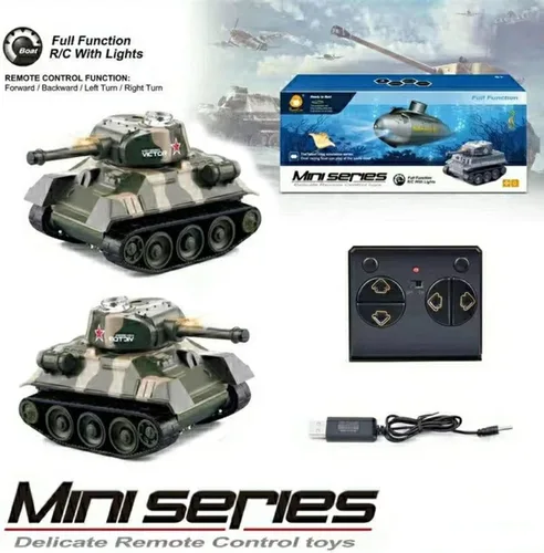 Miniatura 6 de Mini WWII Gris Alemán Tigre RC Tanque Juguete 1/72 Escala Modelo Electrónico Radio Control Remoto Vehículo Tanque