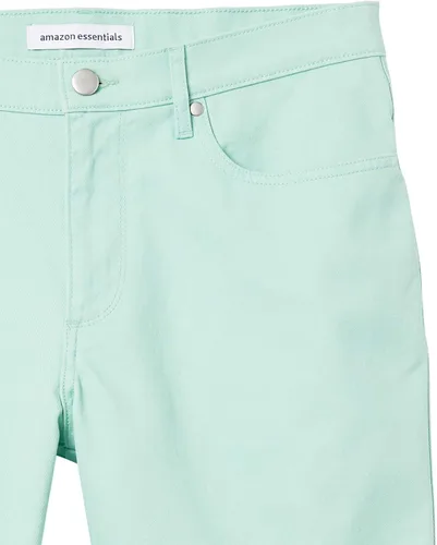 Miniatura 5 de Tienda Essentials Pantalones cortos de 5 bolsillos elásticos de entrepierna de 9 pulgadas para hombre