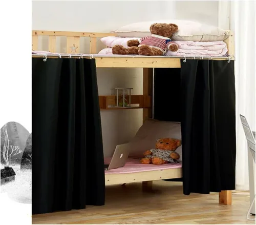 Miniatura 6 de Redes para literas para dormitorio, hogar, cortinas de cama, toldo de cama, cortina opaca para sombreado, transpirable, para hombres y mujeres