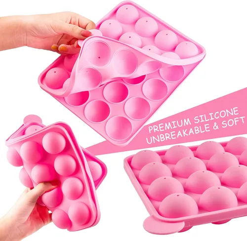 Miniatura 3 de Ocmoiy Juego de 262 moldes para tartas, incluye 20 cavidades de silicona para tartas, palitos para tartas, envoltorios para tartas, lazos giratorios