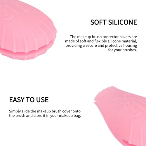 Miniatura 2 de Funda protectora para brochas de maquillaje, juego de soporte para brochas de maquillaje, 10 fundas para brochas de sombra de ojos, estuche