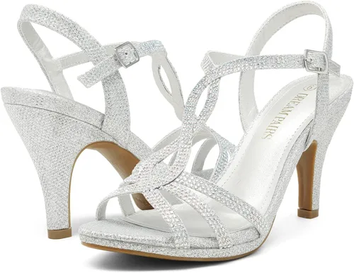 Miniatura 4 de Dream Pairs, Amore - Sandalias modernas para mujer, con tacón de aguja y puntera abierta