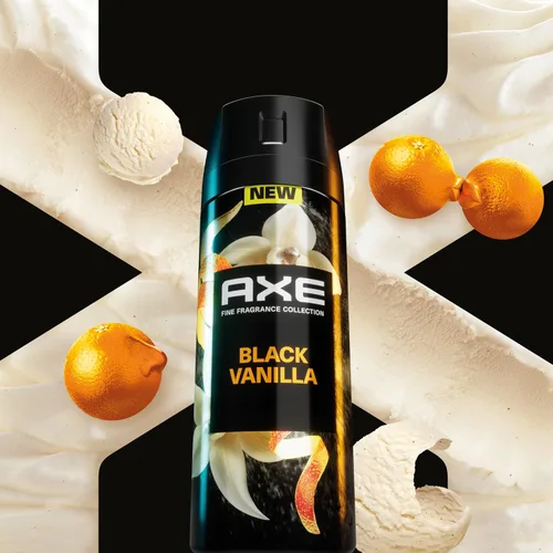Miniatura 8 de AXE Fine Fragrance Collection - Aerosol corporal de alta calidad, vainilla negra con naranja + sándalo con protección contra olores 72H, sin