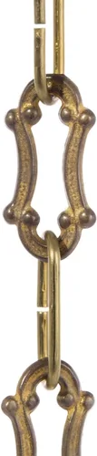 Miniatura 2 de B&P Lamp® Cadena de estilo antiguo de latón fundido