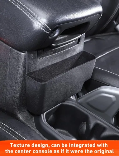 Miniatura 7 de Savadicar Organizador de almacenamiento colgante de consola central para Jeep Wrangler JL JLU 4XE 2018-2025 y Jeep Gladiator JT, bandeja de ABS