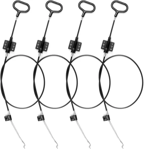 Miniatura 8 de Nonley Cables reclinables para sofá, paquete de 2 cables de liberación de sofá, piezas de repuesto para sillón reclinable, anillo D, asa de tirar