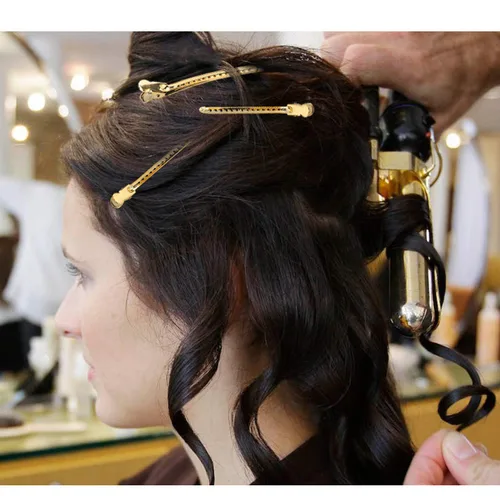 Miniatura 5 de Pinzas de corte de acero inoxidable para cabello y pico de pato - Pasadores para peluquería y uso en salones de belleza