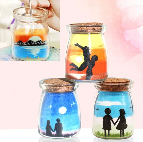 Miniatura 5 de HappyFiller Arena decorativa Unity de arena blanca natural con contenedor de almacenamiento, ceremonia de boda, manualidades, relleno de jarrón