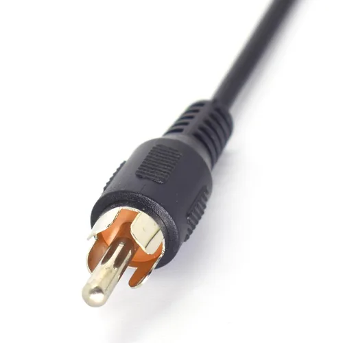 Miniatura 7 de Paquete de 2 cables RCA a cable desnudo, cable de altavoz de 1.0 ft/1 pie a audio macho conector RCA adaptador enchufe para repuesto RCA cable