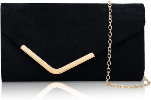 Miniatura 10 de Bolso de mano Larcenciel para mujer, bolso de lentejuelas brillante con cadena, bolso de noche con destellos para fiestas y graduaciones