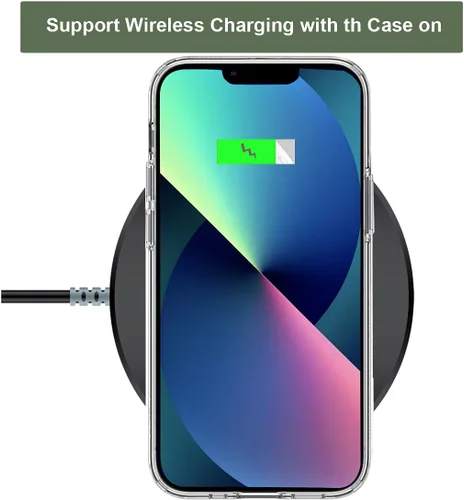 Miniatura 9 de Unov - Funda compatible con iPhone 13, funda transparente con diseño, patrón floral grabado en relieve, protector delgado y suave de TPU, 6.1 Flower