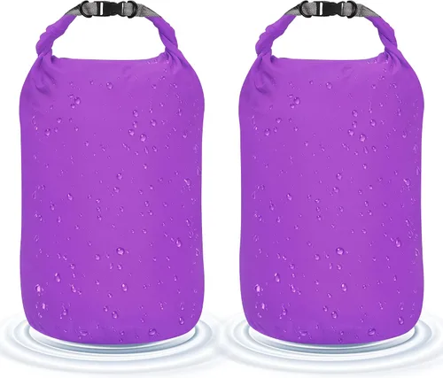 Miniatura 11 de Desoto Bolsa seca impermeable, 2 paquetes, 2L/5L/10L/20L/40L/70L, bolsa de almacenamiento en seco para mantener el equipo seco limpio para kayak