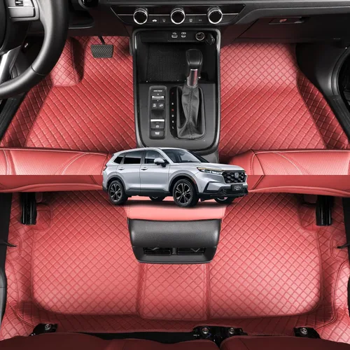 Miniatura 13 de EKR Alfombras personalizadas para Honda CRV 2012-2016, alfombrilla de lujo para el suelo del automóvil de la fila delantera y segunda fila