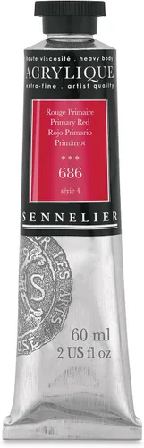 Miniatura 85 de Sennelier Acrílico para artistas extrafinos, 2.0 fl oz, luz verde cromo S3