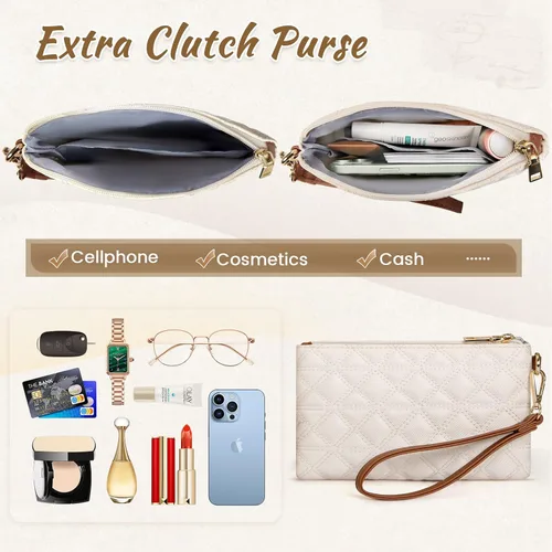 Miniatura 7 de IGOLUMON Bolsa para Laptop para Mujeres de 15.6 Pulgadas de Cuero Vegano Bolsa de Trabajo Tipo Tote Acolchada Maletín para Mujeres Bolsas de Laptop