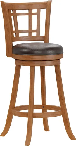 Miniatura 7 de Hillsdale Fairfox Taburete de bar de madera giratorio de 30.5" de altura, Negro