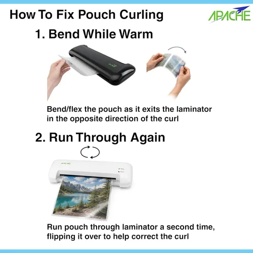 Miniatura 7 de Apache Map Banner Size Laminating Pouches, 3 Mil, 5 Pack, 18 x 120 Inch Pouch Size Laminating Sheets, Thermal Laminator Compatible, Super Clear