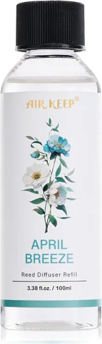 Miniatura 7 de Airkeep recambio de aceite para difusor de varillas con varillas difusoras, 6.76 Fl Oz (200ml) aceites perfumados de vainilla de cachemira