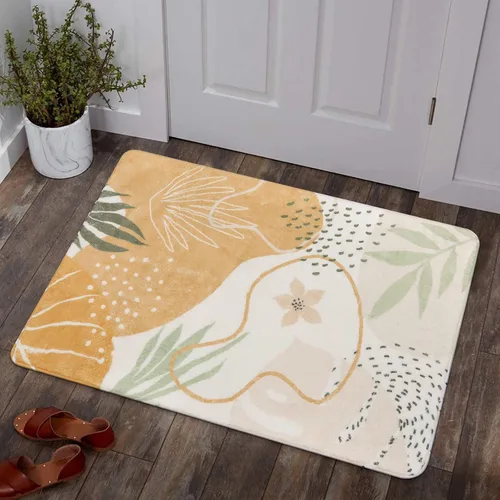 Miniatura 10 de Lahome Alfombra de pasillo rosa - Alfombra de 2x7, alfombra antideslizante lavable para baño, alfombra ligera para piso, alfombras para pasillo