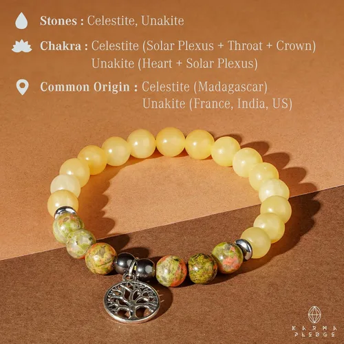 Miniatura 3 de Pulseras de cristal para mujeres y hombres, regalos de cumpleaños, hechas a mano de 0.236 in con cuentas de piedra para equilibrio de chakras