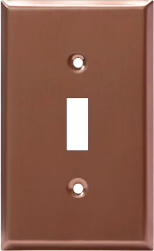 Miniatura 100 de ENERLITES Placa de Pared Metálica para Interruptor de Luz de Palanca, Acero Inoxidable 201, Resistente a la Corrosión, Tamaño Estándar 1-Gang 4.50