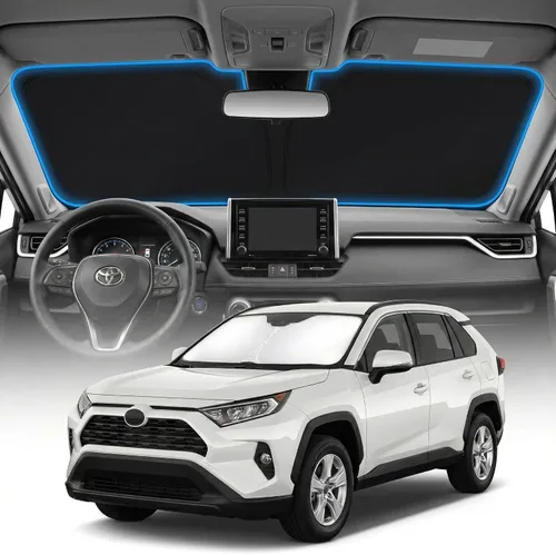 Miniatura 70 de Cubierta para parabrisas para BMW X1 E84 – Ajuste personalizado X1 E84 Accesorios 2016-2024 2025 Parasol plegable protección UV y escudo térmico