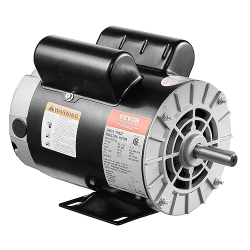 Miniatura 10 de VEVOR Motor Eléctrico de Compresor de Aire de 2 HP, 115/230V, 20/10 Amperios, Marco 56 3450 RPM, Eje Claveado de 5/8 Pulgadas, Longitud de Eje