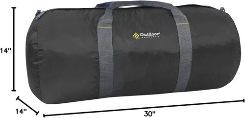 Miniatura 2 de Outdoor Products Bolsa de lona Deluxe (negro, 12 in X 24 in)