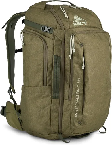 Kelty | Mochilas para viajeros Redwing, paquete de viaje para viajes de aventura | Oliva quemada y negro Burnt Olive
