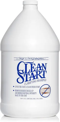 Chris Christensen Clean Start Champú para Perros, Asequia como un Profesional, Fórmula Profunda de Limpieza con Pro-Vitaminas, Preserva los Aceites